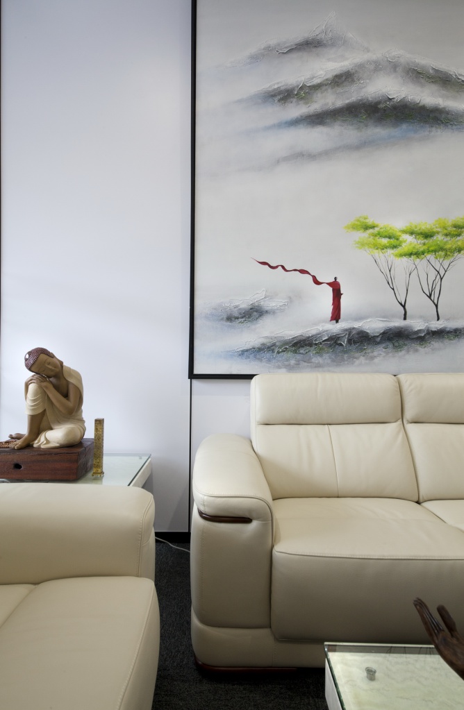 嬰童產(chǎn)品董事長辦公室沙發(fā)區(qū)設(shè)計效果圖