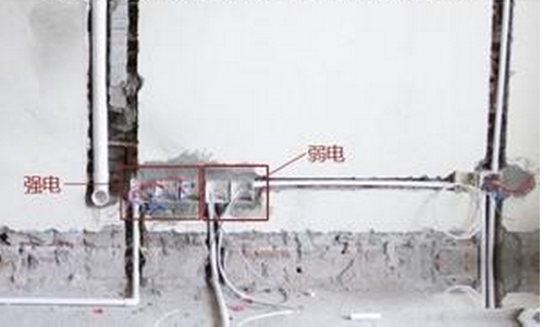 強(qiáng)電、弱電分路走