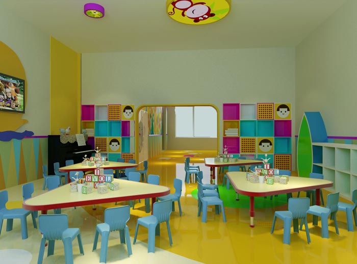 幼兒教育機(jī)構(gòu)教室裝修設(shè)計案例