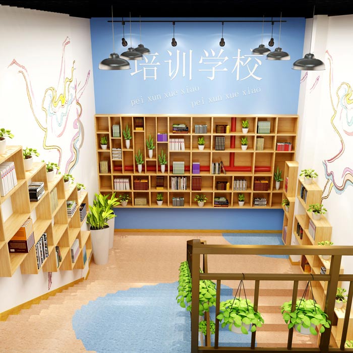 舞蹈培訓(xùn)機構(gòu)樓梯裝修設(shè)計案例效果圖