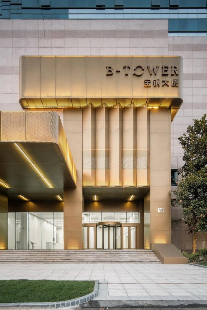 上海寶鋼辦公樓入口設計方案
